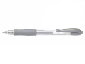 Image of Pilot G207 Gel Retractable Rollerball 0.7mm Metallic Silver PK12