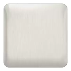 Image of Schneider Electric Lisse Screwless Deco - Single Blank Plate, GGBL8010SS, Stainless Steel