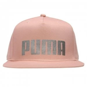 Image of Puma Logo Snapback Ladies - Peach Beige