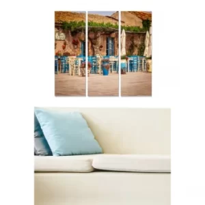 Image of MDF3492711 Multicolor Decorative MDF Painting (3 Pieces)