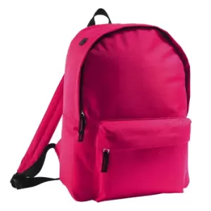 Image of SOLS Rider Backpack / Rucksack Bag (ONE) (Fuchsia)