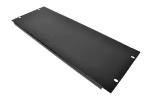 Image of 4 U 19" Blank Rack Panel With Black Finish