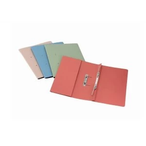 Image of Guildhall Transfer Spring File 420gsm Pocket Foolscap Green 211/6002Z Pack 25