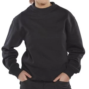 Image of Click Premium Sweatshirt 365gsm S Black Ref CPPCSBLS Up to 3 Day