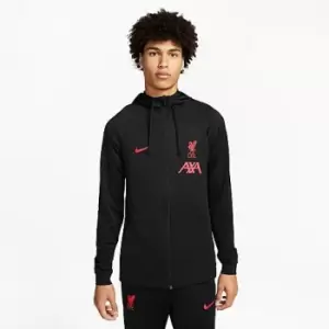 Image of Mens Nike Dri-FIT Liverpool FC Strike Away Hooded Soccer Track Jacket