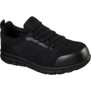 Image of Skechers Mens Synergy Omat Lace Up Safety Trainers UK Size 9 (EU 43)