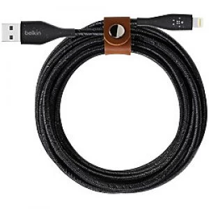 Image of Belkin Lightning to USB-A Charging Cable DuraTek Plus 3m Black