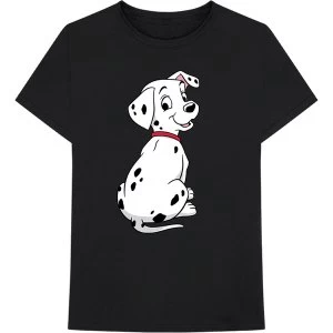Image of Disney - 101 Dalmations - Dalmation Pose Unisex Medium T-Shirt - Black