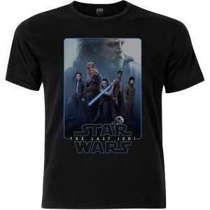 Image of Star Wars - Episode VIII The Force Composite Unisex Medium T-Shirt - Black