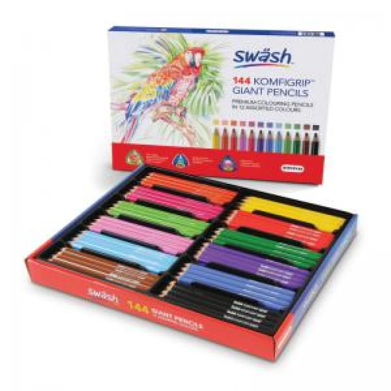 Image of Swash Col Pencil Komfi Giant Asrtd P144