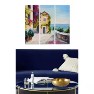 Image of MDF203158396 Multicolor Decorative MDF Painting (3 Pieces)