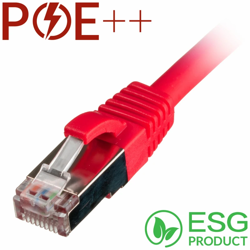 Image of Cablenet Cablenet 1m Cat6a RJ45 Red S/FTP LSOH 26AWG Snagless Booted Patch Lead (PK 100) 65-2010B