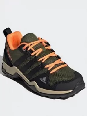 Image of adidas Ax2r Shoes, Green/Black/Orange, Size 11