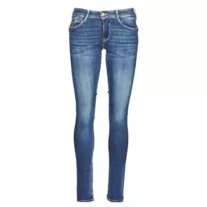 Image of Le Temps des Cerises PULP womens Skinny Jeans in Blue - Sizes US 28,US 29,US 30,US 27,US 26,US 24,US 25,US 31,US 32