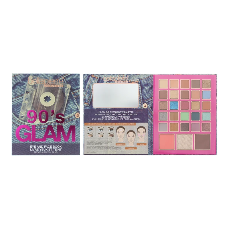 Image of Bellapierre Cosmetics 90's Glam Face And Eye Palette 42.5g
