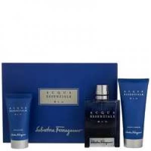 Image of Salvatore Ferragamo Acqua Essenziale Blu Eau de Toilette 100ml Gift Set
