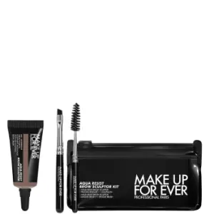 Image of MAKE UP FOR EVER Aqua Resist Brow Sculptor Kit 7g (Various Shades) - 20 - Medium Ash