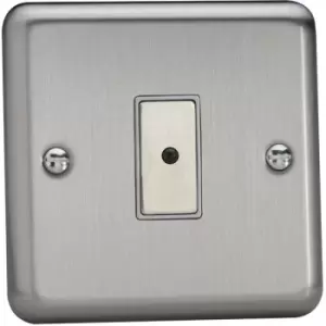 Image of Varilight 1-Gang V-Pro Eclique2 Touch/Remote Control LED Dimmer - Brushed Chrome - JSE101