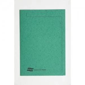 Image of Europa Square Cut Folder 349x242mm Green PK50