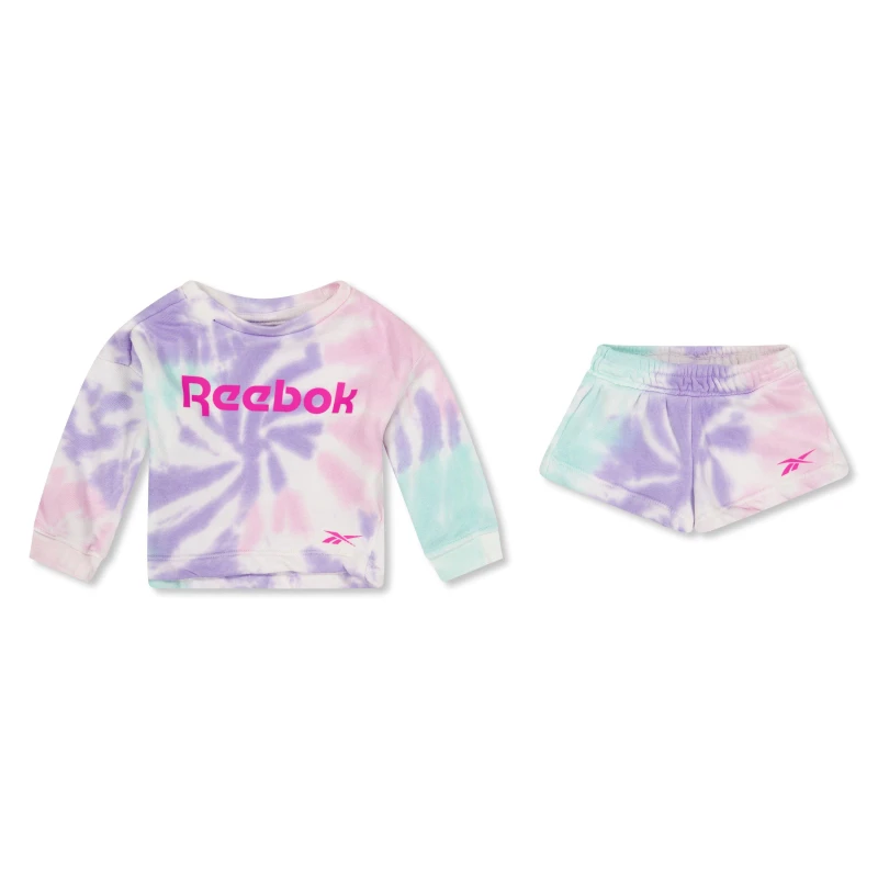 Image of Reebok Kids Swirl T-Shirt Orchid Bloom female 6-9 Mnth