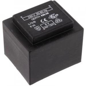Image of PCB mount transformer 1 x 230 V 1 x 18 V AC 8 VA 444 mA
