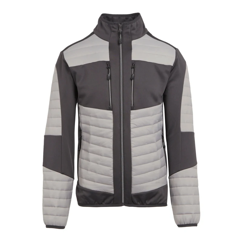 Image of Regatta Professional Mens Thermal Hybrid Jacket in Dark Grey Size: XS Dark Grey Male XS