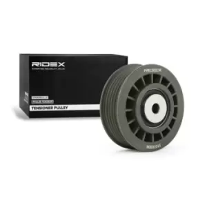 Image of RIDEX Tensioner Pulley 310T0008 Tensioner Pulley, v-ribbed belt MERCEDES-BENZ,MULTICAR,190 (W201),C-Klasse Limousine (W202),Stufenheck (W124)