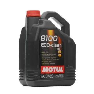 Image of MOTUL Engine oil 8100 ECO-CLEAN 0W20 108862