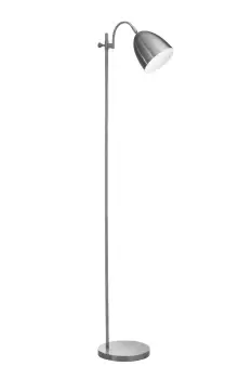 Image of Lighting and Interiors Group The Lighting and Interiors Brushed Chrome Seb Floor Lamp