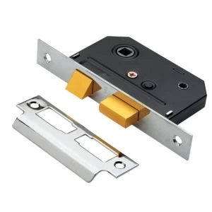 Image of BQ Chrome Effect Bathroom Lock