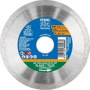 Image of Diamond cutting disc DG 125 x 1.6 x22.23 FL PSF PFERD 68000012 Diameter 125mm