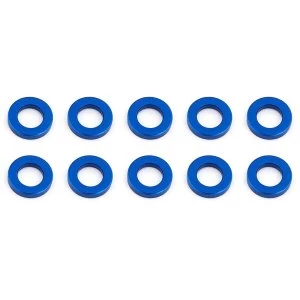 Image of Associated Ballstud Washers 5.5 X 1.0Mm Blue Aluminium X10