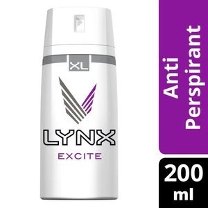 Image of Lynx Dry Excite Aerosol Anti-Perspirant Deodorant 200ml
