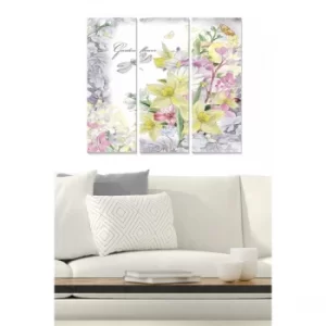 Image of MDF230219452 Multicolor Decorative MDF Painting (3 Pieces)