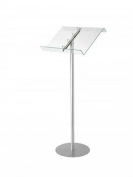 Image of lectern floor stand with ringbinder