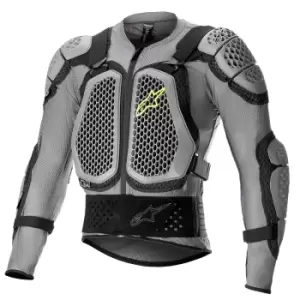 Image of Alpinestars Bionic Action V2 Protection Jacket Gray Black Yellow Fluo M