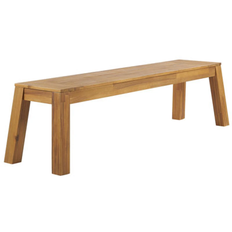Image of Beliani Garden Bench Livorno 169cm Acacia Wood Brown
