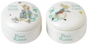 Image of Beatrix Potter Peter Rabbit First Tooth and Curl Box.