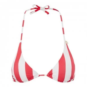 Image of Guess Guess Striped Padded Triangle Bikini Top - S0P2