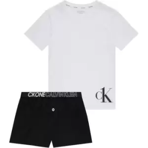 Image of Calvin Klein Woven PJ Set Junior - White