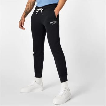 Image of Jack Wills Haydor Graphic Joggers - Black