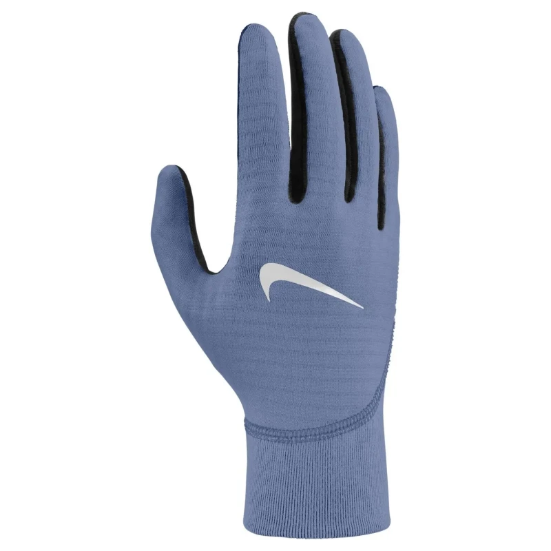 Image of Fleece gloves Nike Therma-Fit Pacer Sphere RG Bleu Male M