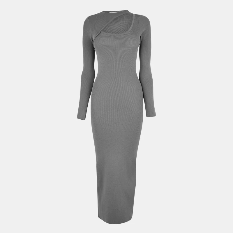 Image of Jack Wills Slash Midi Dress - Green Green 6