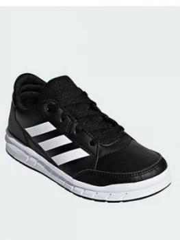 Image of adidas Altasport Junior Trainers, Black/White, Size 5.5
