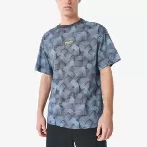 Image of Barbour International Mens Maxwell Oversized T-Shirt - Charcoal - S