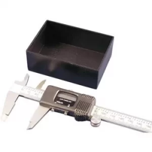 Image of Hammond Electronics 1596B108-10 1596B108-10 Die cast enclosure 50 x 50 x 30 Acrylonitrile butadiene styrene Black 10 pc(s)