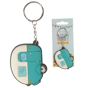 Image of Caravan (Pack Of 6) PVC Keyring