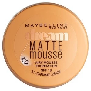 Image of Maybelline Dream Matte Mousse Foundation 051 Caramel Beige Nude