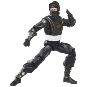 Image of Hasbro Power Rangers Lightning Collection Monsters Mighty Morphin Ninja Black Ranger Action Figure