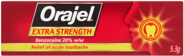 Image of Orajel Extra Strength Toothache Relief Dental Gel 5.3g